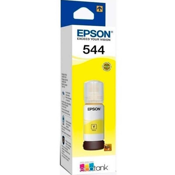 Botella de Tinta EPSON T544420 AL  Ecotank L3110/L3150 COLOR Amarillo - Imagen 2