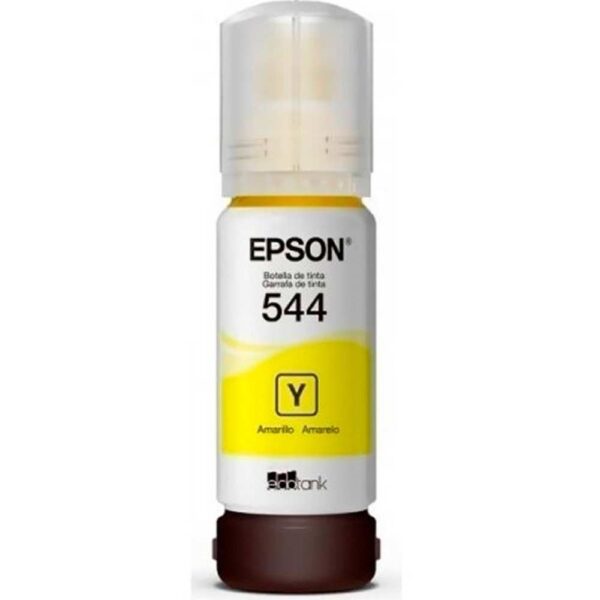 Botella de Tinta EPSON T544420 AL  Ecotank L3110/L3150 COLOR Amarillo - Imagen 3
