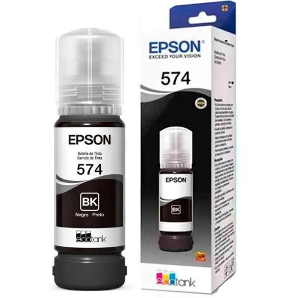 Botella de Tinta EPSON T574120-AL Ecotank L8050 COLOR Negro - Imagen 2