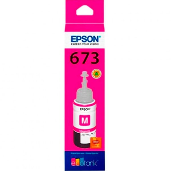 Botella de Tinta EPSON T673320 AL L800/805 COLOR Magenta - Imagen 2