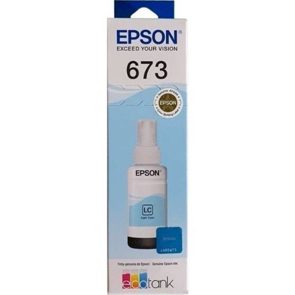 Botella de Tinta EPSON T673520 AL L800/805 COLOR Ligth Cyan - Imagen 2