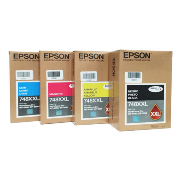 Cartuchos de Tinta Epson  Yellow T748XXL420-AL para WorkForce WF-6090/WF-6590 (7.000 páginas) - Imagen 3