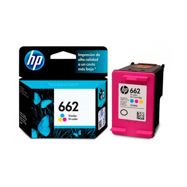 Cartucho HP tricolor 662 Deskjet - Imagen 3