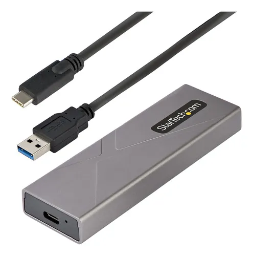 M.2 PCIe NVMe/M.2 SATA SSD USB Enclosure