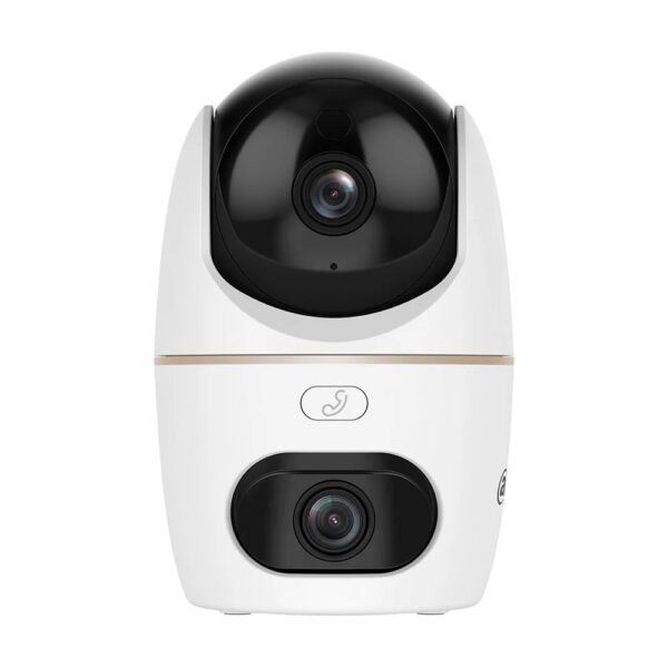 Cámara Dahua Wifi Doble lente / 3MP / PT / DWDR, IR hasta 30mts, AI Detección Humana y Mascotas,  / Doble IR, Patrullas (Preset Patrol) Autoseguimiento, Alarma por Sonido Anormal, Boton de Llamada, WIFI 6 Boble banda - 2.4GHz / 5.GHz, Audio vidireccional, Soporta Micro SD hasta 256GB, Gestion desde la App DMSS (Dahua)