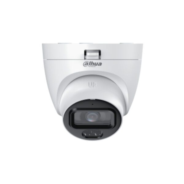 Camara Dahua Domo, 5MP, Full Color, Lente Fijo 2.8 mm, Audio incorporado, WDR, 4en1 switchable (CVI/TVI/AHD/CVBS), Metal, IR40m, IP67, 12VDC. - Imagen 3