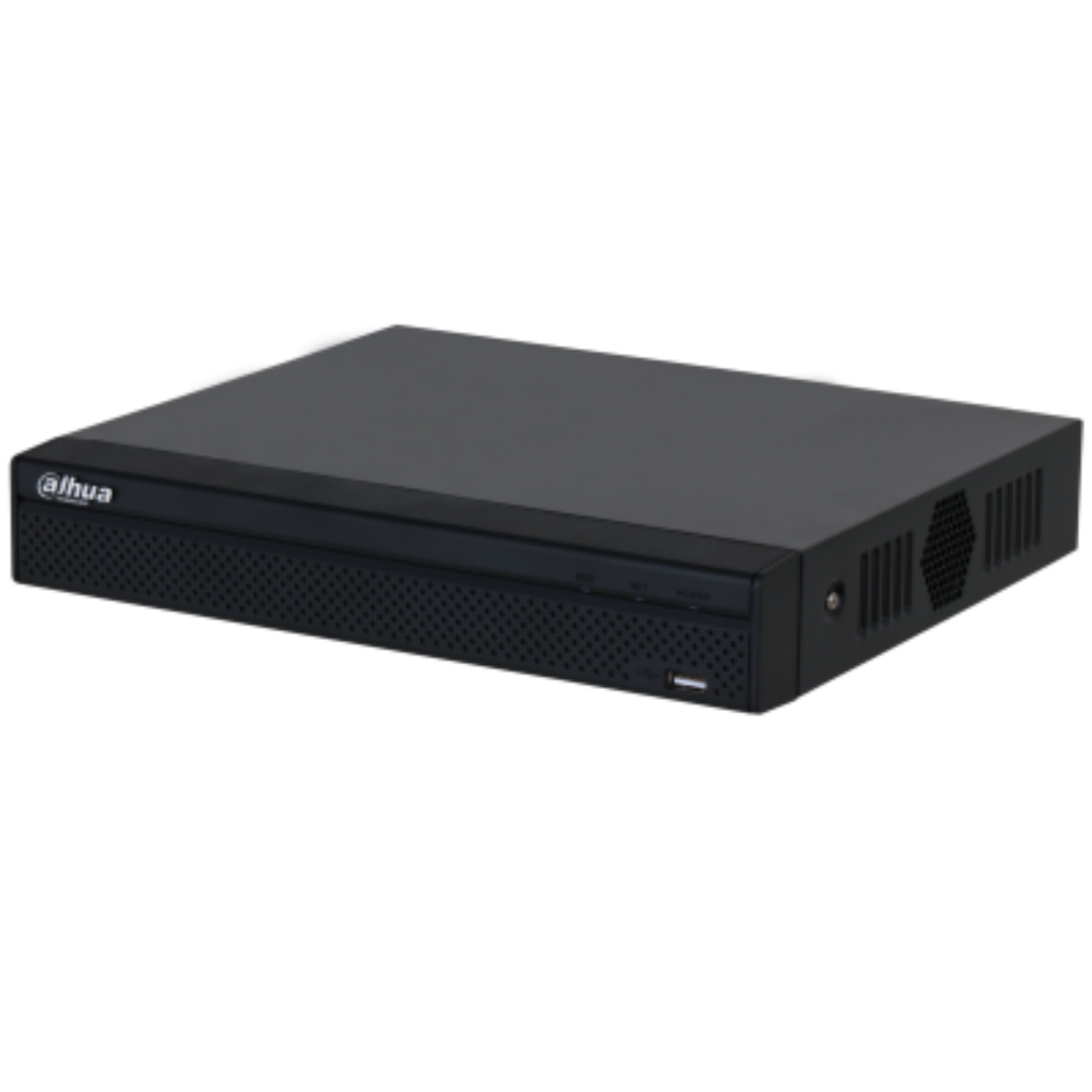 Grabador de video IP Lite compacto 1U HHD DE 16 canales, Soporta formatos de  decodificacion H.265+, H.264+, H.264, Soporta camaras IP hasta 12MP,Ancho de banda maximo de entrada/grabacion/salida de 144/144/72 Mbps, IA por grabador soporta SMD plus de 4 Canales, IA por camara soporta proteccion perimetral y SMD plus de 4 canales