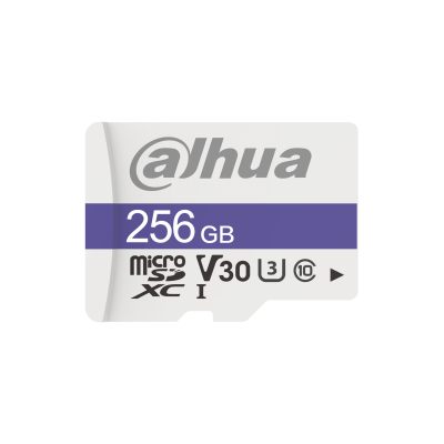 Memoria Micro SD Dahua 256GB SDXC; CLASE 10/U3/V3O; Lectura 95mb/s Escritura 90mb/s; Garantia 7 años