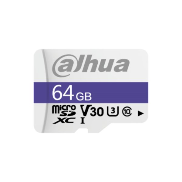 Memoria Micro SD Dahua 64GB SDXC; CLASE 10/U3/V3O; Lectura 95mb/s Escritura 30mb/s; Garantia 7 años - Imagen 2
