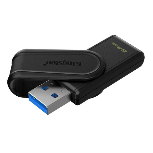 Usb kingston 64GB 3.2 DataTraveler Exodia S (Black/Black) - Imagen 2