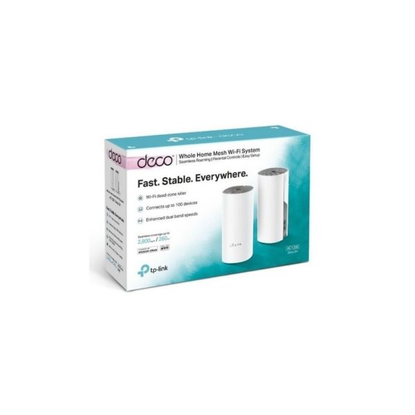 Router TPLINK Wifi Malla Doble Banda  AC1200 COLOR Blanco - Imagen 3