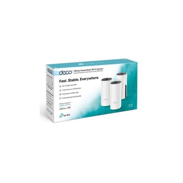 Router TPLINK Wifi de Malla Doble Banda Ac1200 Gigabit Pack Por 3 Unidad COLOR Blanco - Imagen 3
