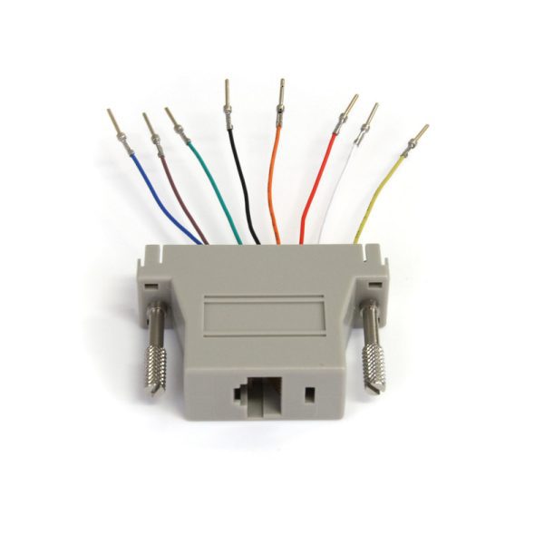 DB25 to RJ45 Modular Adapter - M/F - Imagen 3
