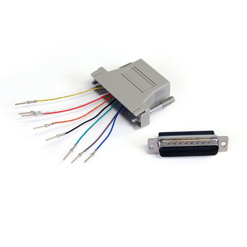 DB25 to RJ45 Modular Adapter - M/F