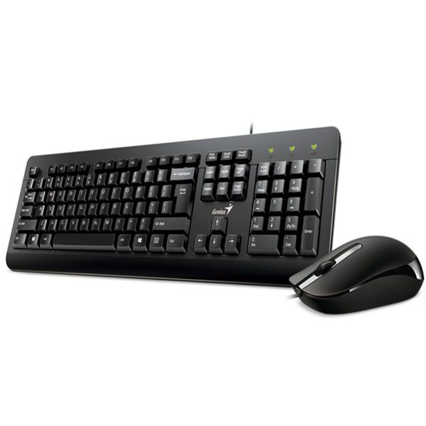 Combo Teclado GENIUS + Mouse Alámbrico KM-160 COLOR Negro