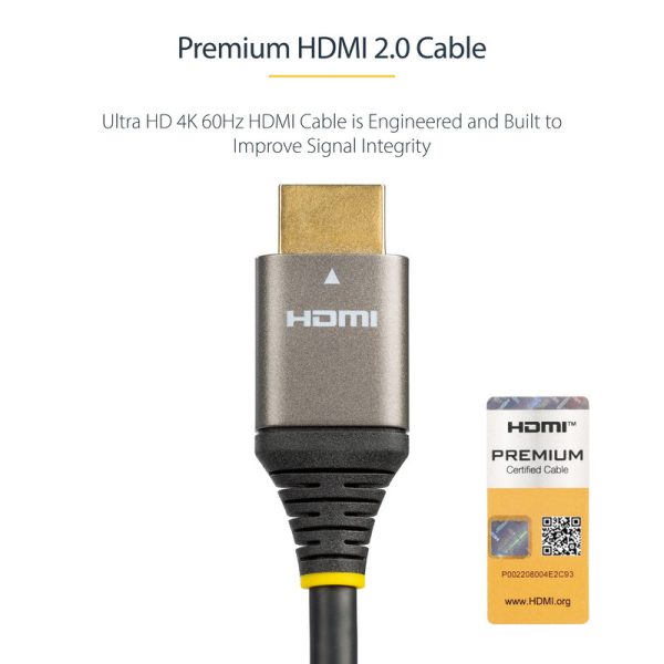10ft 3m Certified HDMI 2.0 Cable 4K 60Hz - Imagen 5