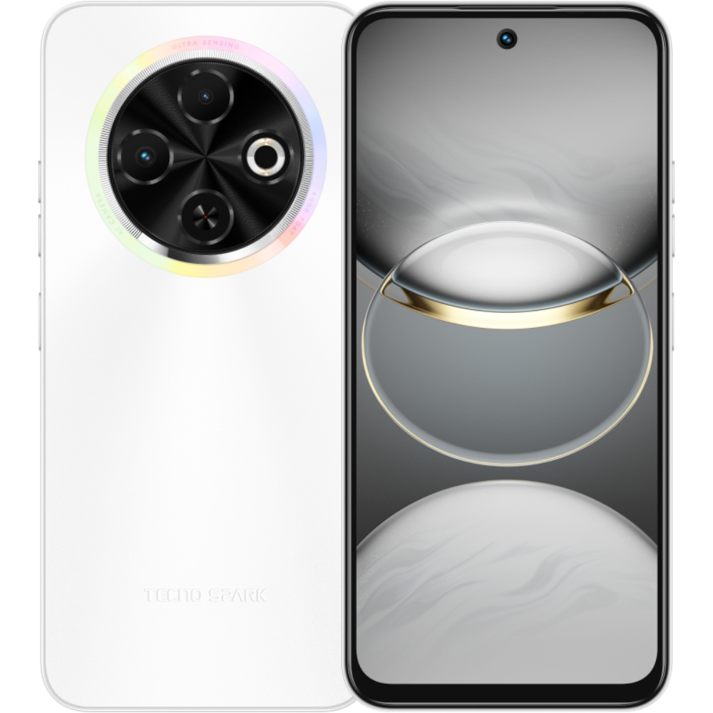 Celular Tecno Spark 30C 8GB 256GB IPS 120Hz Orbit White