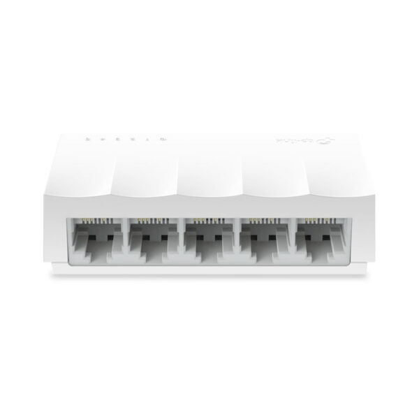 Switch TPLINK de Escritorio de 5 Puertos 10/100M RJ45 Caja de Plástico COLOR Blanco - Imagen 2