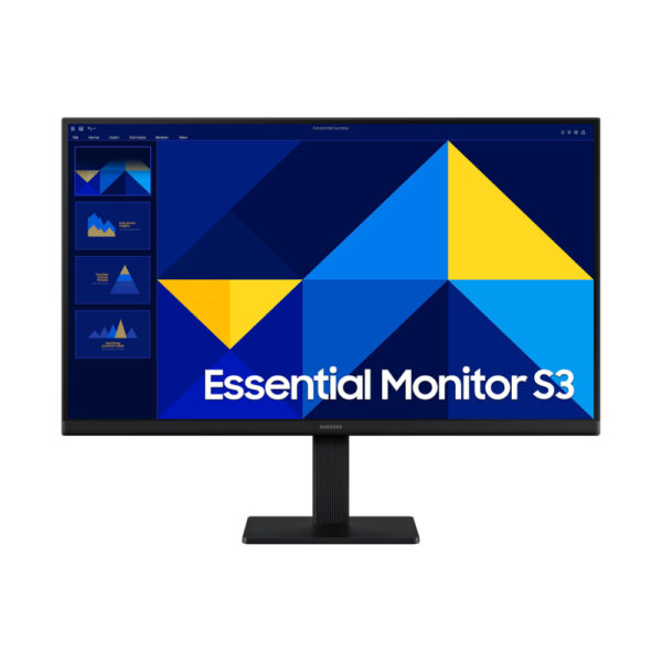 Monitor Samsung FHD Plano de 24 Ultra delgado panel IPS, modo para cuidado ocular y eco saving plus Resolución 1920X1080 (16:9) plano Contraste tipico: 1000:1 a 250nit Tiempo de respuesta: 4ms (GTG) tasa de refresco 100 HZ AMD FreeSync Conectividad: VGA, HDMI (incluye CableHDMI) VESA