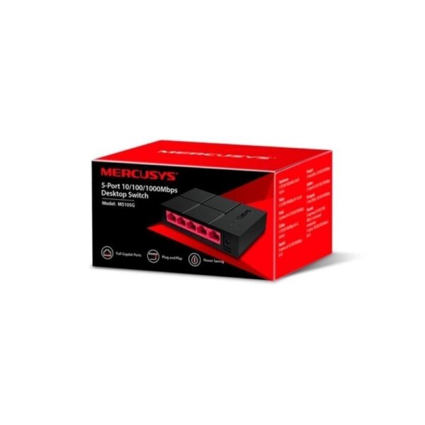 Switch MERCUSYS 5 Puertos 10/100/1000 - Imagen 2