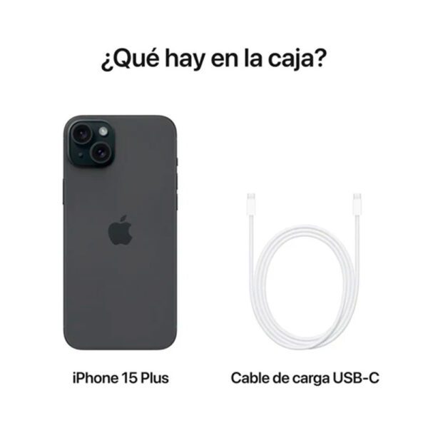Celular Apple iPhone 15 Plus 6GB 128GB OLED 5G Midnight - Imagen 4
