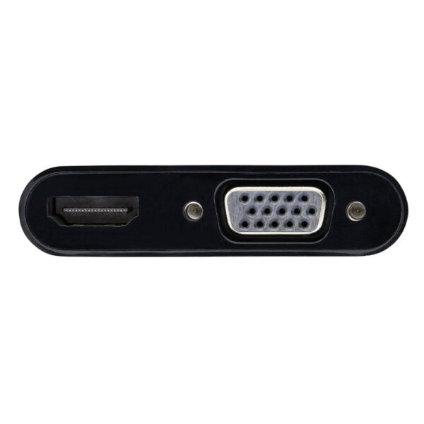 Adaptador EATON Convertidor Todo En Uno DisplayPort A VGA/HDMI COLOR Negro - Imagen 3