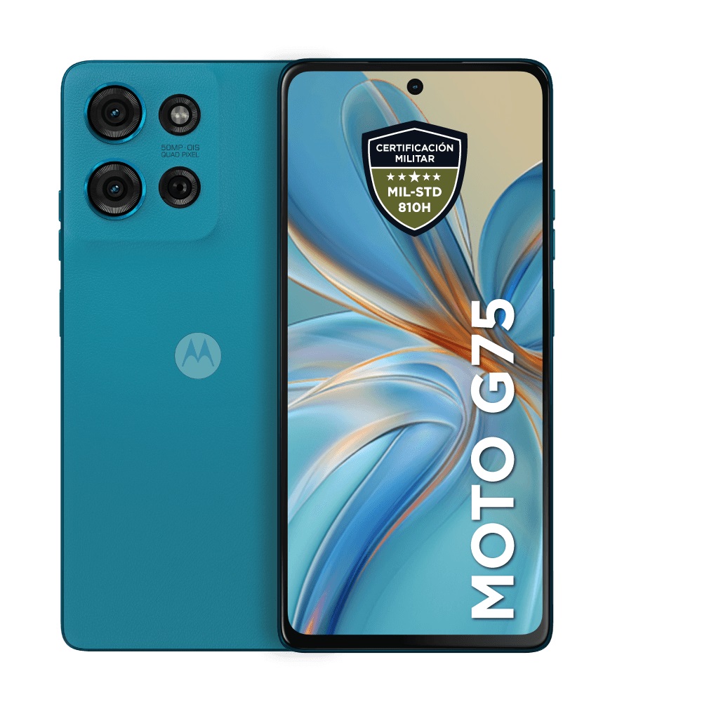 Celular Motorola Moto G75 8GB 256GB IPS 120Hz Water Blue