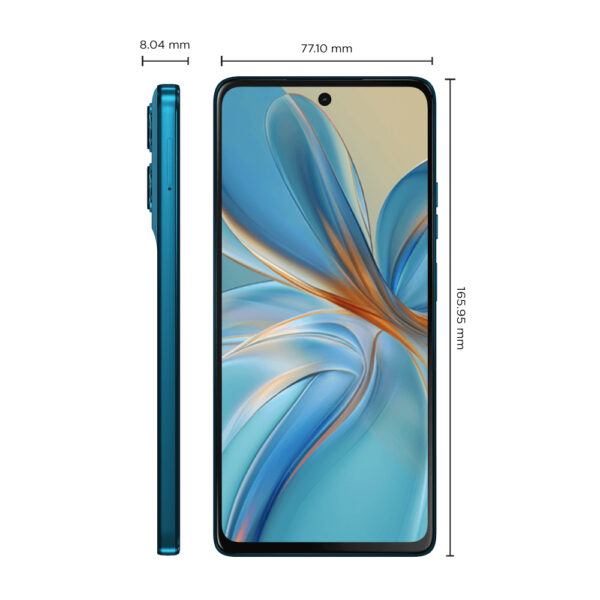 Celular Motorola Moto G75 8GB 256GB IPS 120Hz Water Blue - Imagen 4