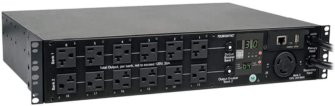 2.9kW Single-Phase ATS / Switched PDU, 1