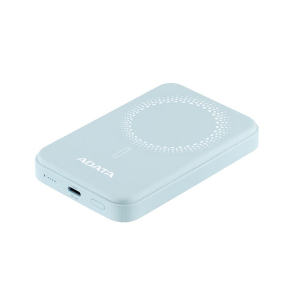 Power Bank  Azul 5000mAh magnetica, 1 Puerto tipo c entrada y salida - Imagen 4