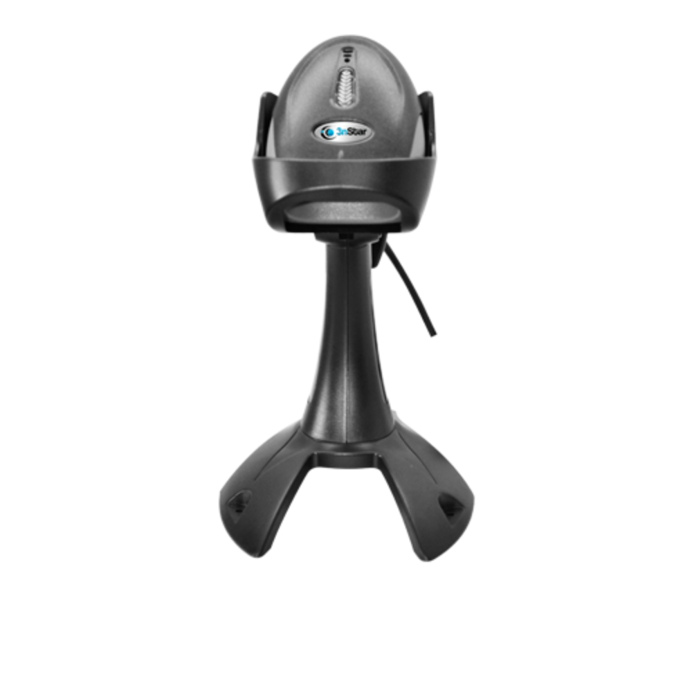 Escáner Lector de códigos de barra 3nStar SCI150 de código de barras Imager 1D de mano con base,2500 Pixeles, IP54, 350+/-50 lecturas por segundo