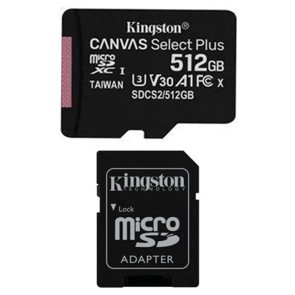 Memoria micro SD  Canvas Go Plus 512G V30 Card + ADP - Imagen 3