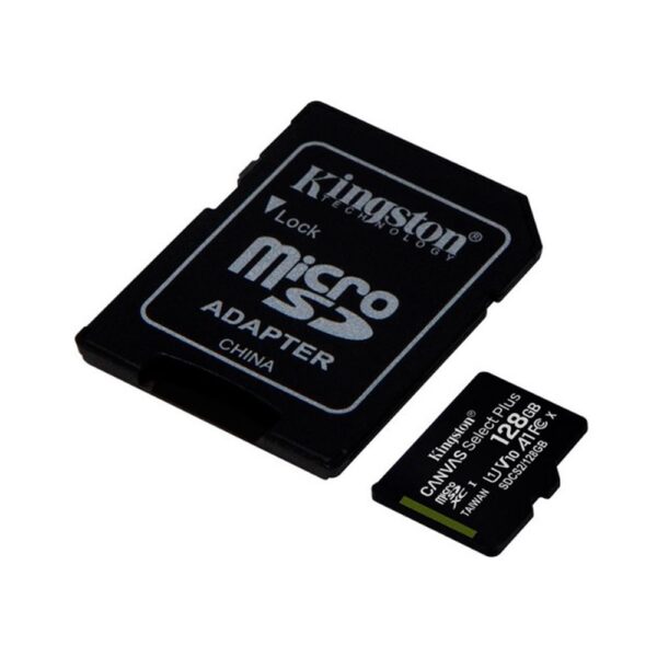 Memoria Micro SD KINGSTON Canvas Select Plus 128GB COLOR Negro - Imagen 2