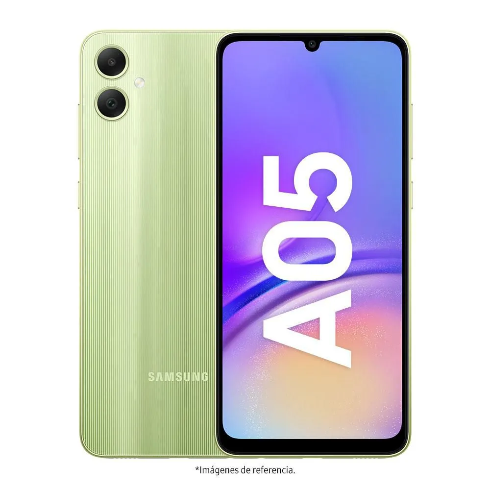 Celular Samsung Galaxy A05 4GB 64GB PLS LCD 60Hz Verde Claro