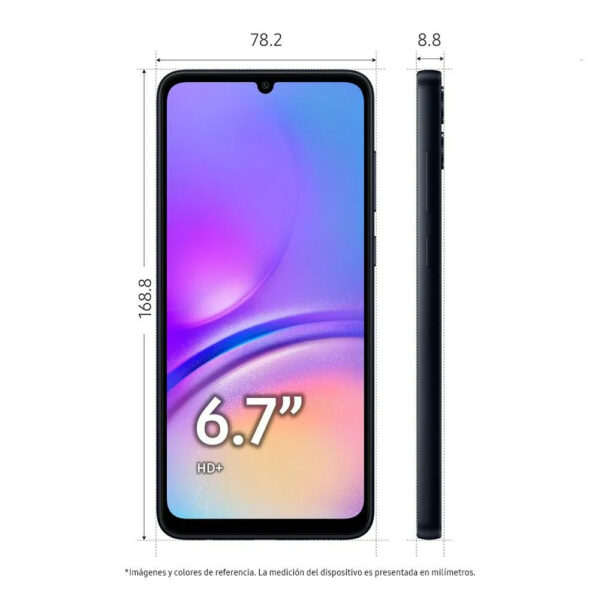 Celular Samsung Galaxy A05 4GB 128GB PLS LCD 60Hz Negro - Imagen 3