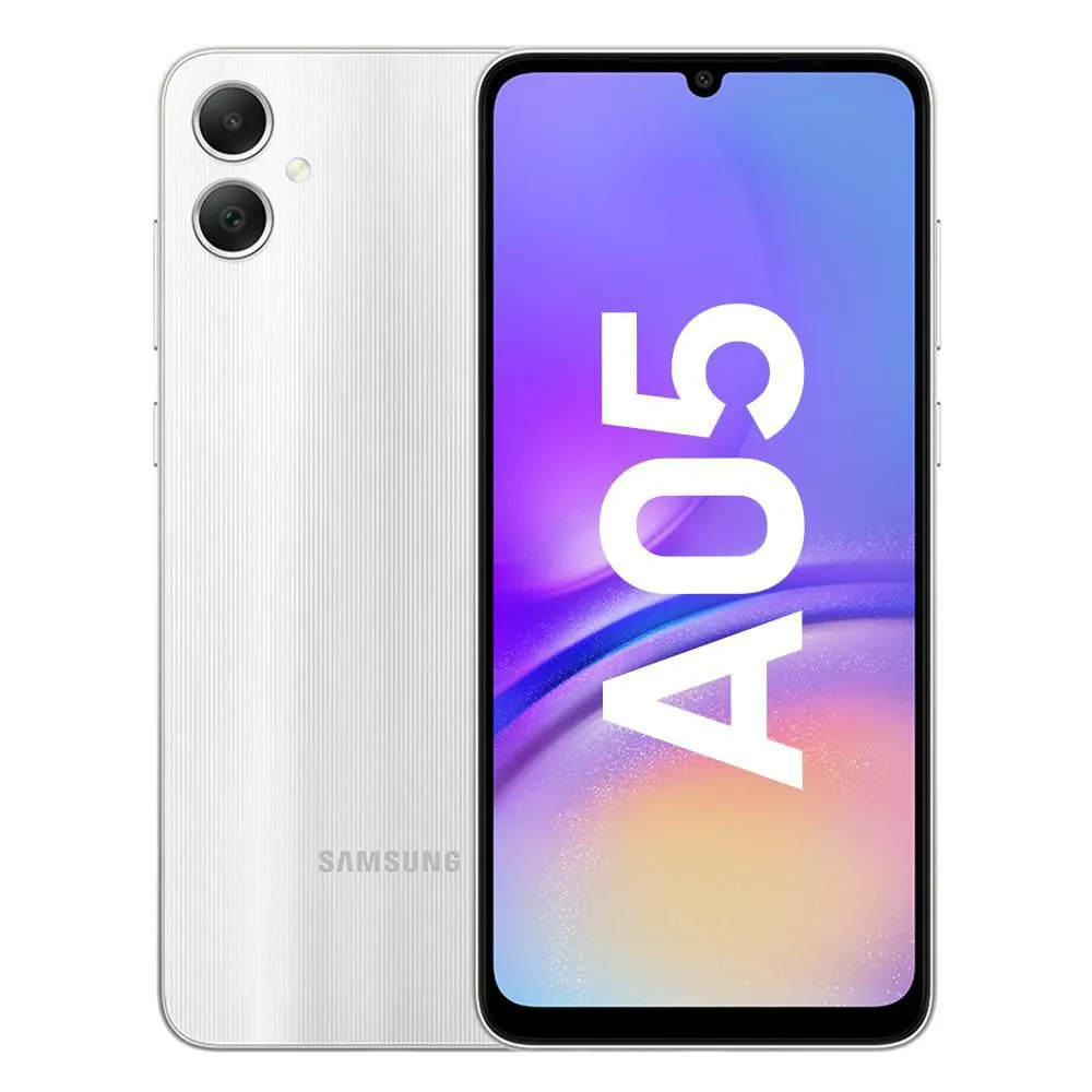 Celular Samsung Galaxy A05 4GB 128GB PLS LCD 60Hz Plata