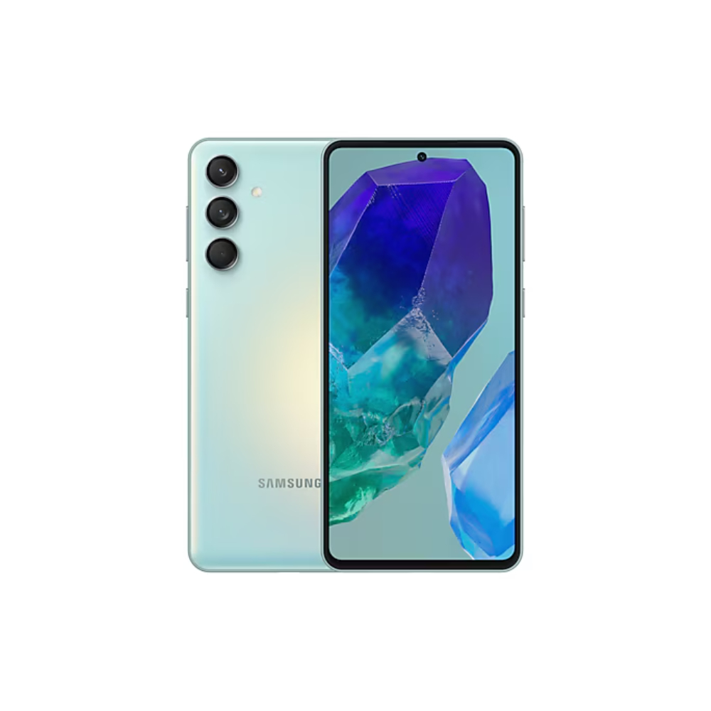 Celular Samsung Galaxy M55 5G 8GB 256GB Super AMOLED 120Hz Verde Claro
