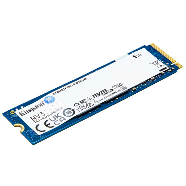 Unidad de estado solido ssd kingston 1000G NV3 M.2 2280 PCIe 4.0 NVMe - Imagen 2