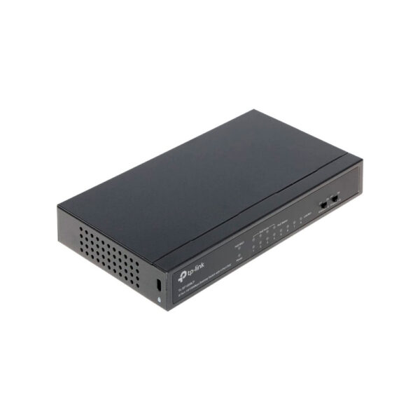 Switch TPLINK de Escritorio de 8 Puertos a 10 / 100Mbps con PoE en 4 Puertos NO Administrable COLOR Negro - Imagen 4
