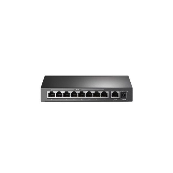 Switch TPLINK PoE de escritorio de 9 puertos a 10/100 Mbps con PoE + de 8 puertos, 8 puertos PoE + de 10/100 Mbps, - Imagen 3