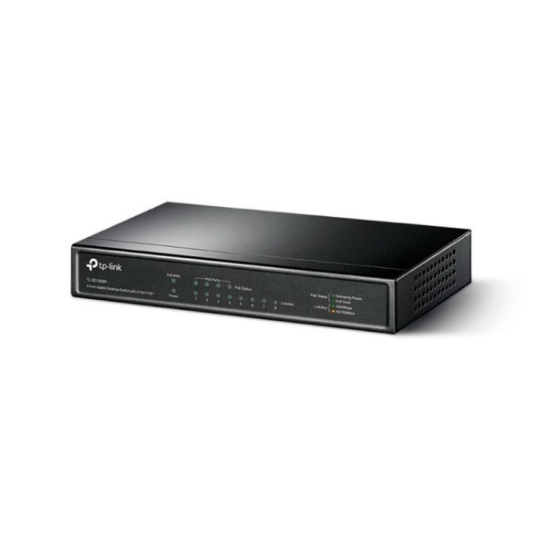 Switch Gigabit de 8 puertos con PoE de 4 puertos COLOR Negro - Imagen 3