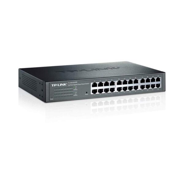Switch TPLINK administrable de escritorio 24 puertos 10/100/1000 COLOR Negro - Imagen 2