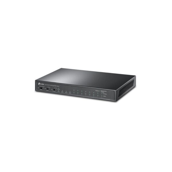 Switch TPLINK de escritorio Gigabit de 8 puertos a 10 / 100Mbps + 3 puertos con PoE + de 8 puertos COLOR Negro - Imagen 2