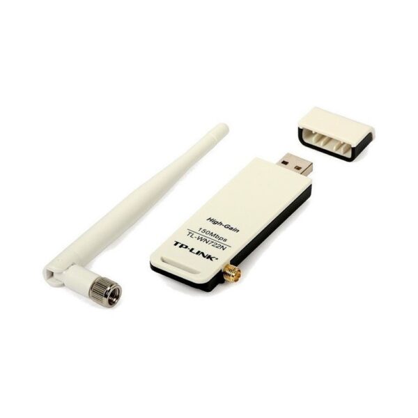 Adaptador de Red TPLINK UB N1500Mbps 2.4 Ghz 1 Antena Externa Desmontable COLOR Blanco - Imagen 2