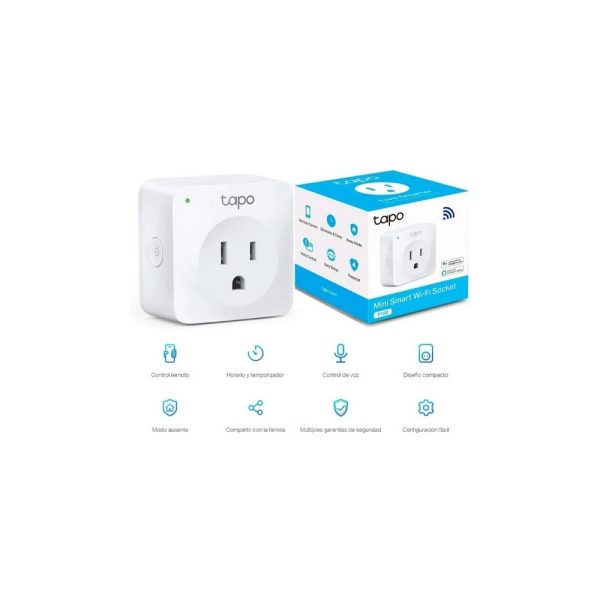 Mini Enchufe Inteligente Tplink, con temporizador y programador, Blanco - Imagen 4