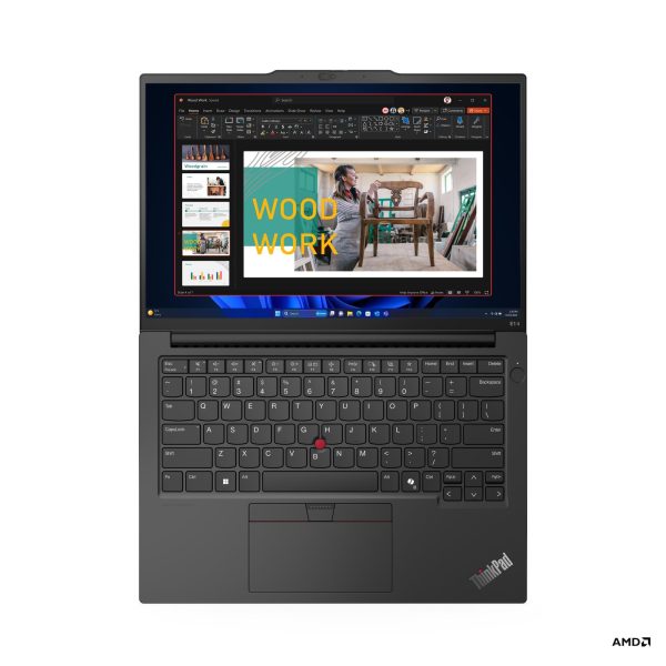 Portatil Lenovo ThinkPad E14 Gen 6 14 AMD Ryzen 5 7535U 16GB 512GB SSD WUXGA WiFi Negro - Imagen 3