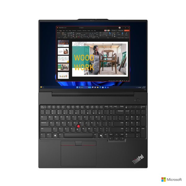 Portátil Lenovo ThinkPad E16 Gen 2 16" WUXGA Intel Core Ultra 7-155U 16GB RAM 1TB SSD Windows 11 Pro Negro - Imagen 4
