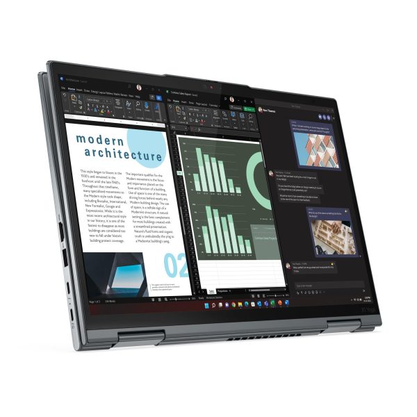 Portatil Lenovo ThinkPad X1 Yoga Gen 8 14 Intel Core i7 1355U 32GB 1TB SSD WUXGA Tactil WiFi Gris - Imagen 2