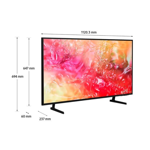 Televisor Samsung FLAT LED Smart TV 50 pulgadas Crystal UHD 4K  /3,840 x 2,160, AI,  /HDR / DVB-T2 /LAN /WIFI 5 / Bluetooth 5.2 / Google Meet / AirPlay 2 /modo ambiente/ Modo Juego/ HDMI x 3/ USB x1 /abre y edita archivos de Office/ Garantía 1 año, Ficha técnica completa en www.samsung.com.co - Imagen 2