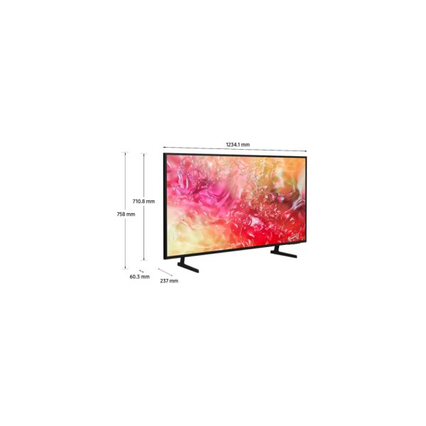 Televisor Samsung FLAT LED Smart TV 55 pulgadas Crystal UHD 4K  /3,840 x 2,160 /HDR / DVB-T2 /LAN /WIFI 5 / Bluetooth 5.2 / Google Meet / AirPlay 2 /modo ambiente/ Modo Juego/ HDMI x 3/ USB x1 /abre y edita archivos de Office/ Garantía 1 año, Ficha técnica completa en www.samsung.com.co - Imagen 2